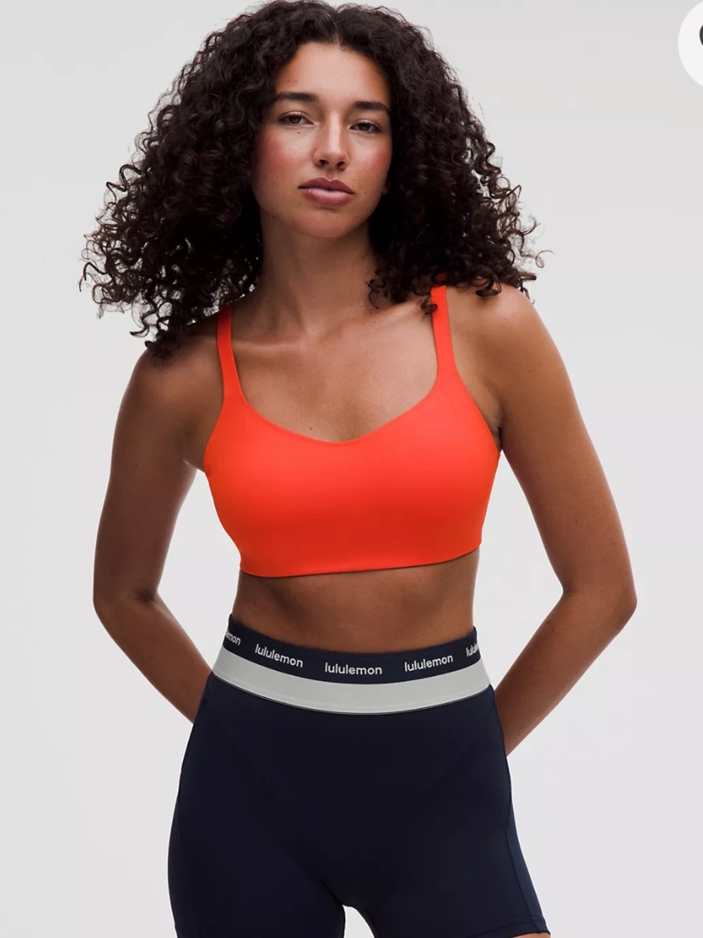 NWT!🍋🍋Lululemon Lightlift Open Back Bra🍋🍋. Size Large. Cherry Ember.